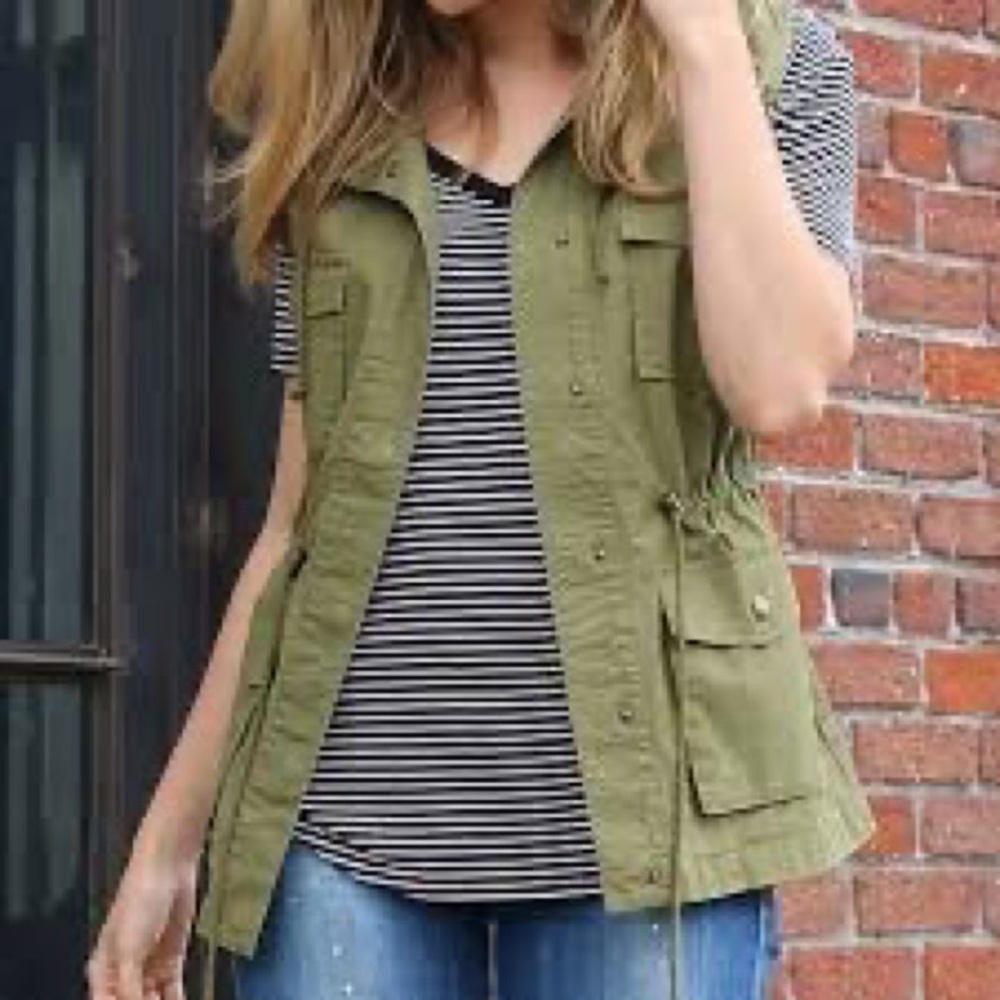 Vest with hood